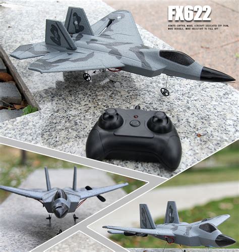 Buy Flybear FX622 F 22 Raptor 250mm Wingspan 2 4G 2CH EPP RC Airplane