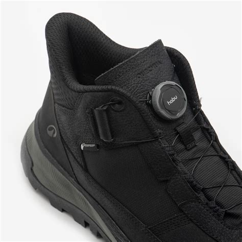 Wanderschuhe Herren wasserdicht Wandern - 2 Seconds NH900 schwarz