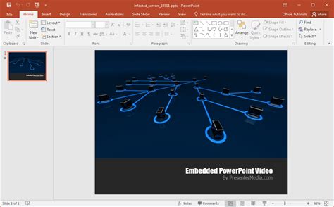 Animated Network Security Template For PowerPoint