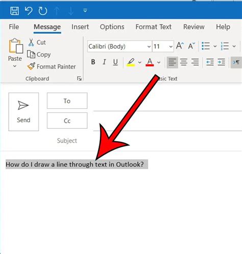 How To Strikethrough Text In Microsoft Outlook Solve Your Tech