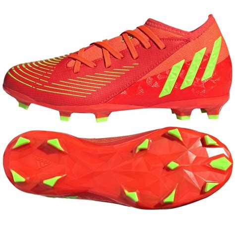 Adidas Predator Edge3 Fg Jr Gw0980 Football Shoes Oranges And Reds Keeshoes