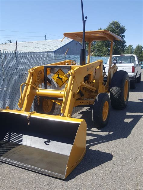 1976 John Deere 301a Tractor And Loader And Rankin Brush Hog For Sale In