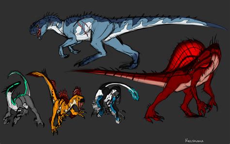 Dino characters by Kelskora on DeviantArt