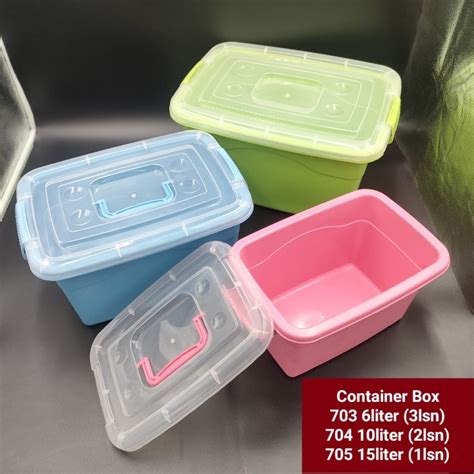 Jual Hcs Box Container Liter Pegangan Box Plastik Serbaguna L