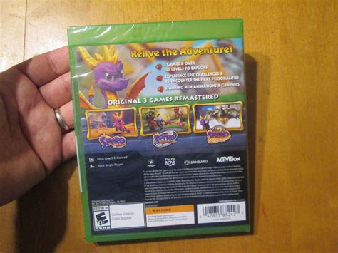 Spyro Reignited Trilogy Xbox One Brand New Factory Sealed 47875882423