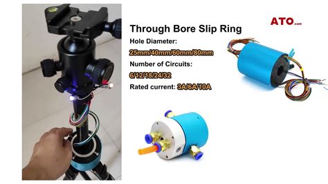 Slip Ring Connector For Rotating Electrical Connection Youtube