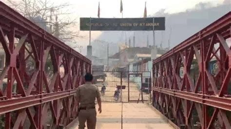 Myanmar Mizoram Border Trade Suspended After Army Blows Up Bridge