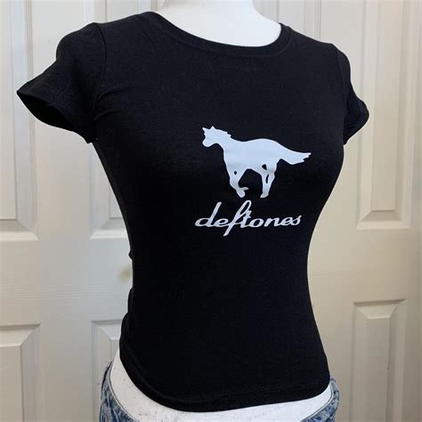 Deftones Baby Tee Mannequin Is Wearing A Size Depop