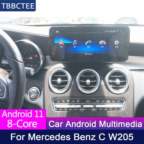 Car Android Wireless Carplay Radio Gps For Mercedes Benz Mb C W