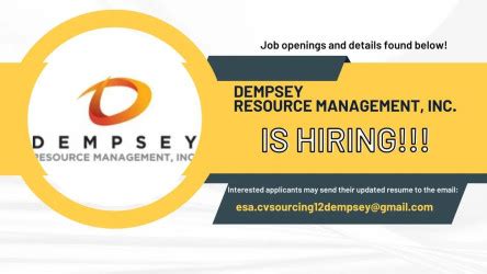 Dempsey Management Systems Jobs and Careers, Reviews