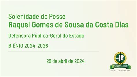 Solenidade de Posse da Defensora Pública Geral de Minas Gerais Raquel