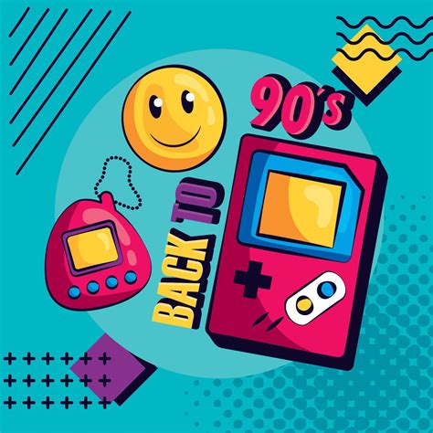 90s nostalgia games 11123864 Vector Art at Vecteezy