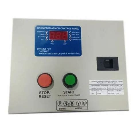 Aluminum Crompton Submersible Pump Digital Control Panel Packaging