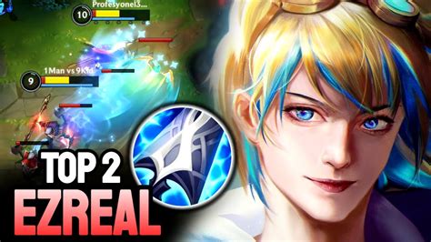 Wild Rift Ezreal Top Ezreal Gameplay Ex Challenger Ranked Youtube