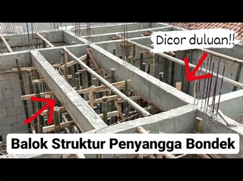 BALOK INDUK DAN BALOK ANAK PENYANGGA DAK BONDEK Balok Struktur Beton