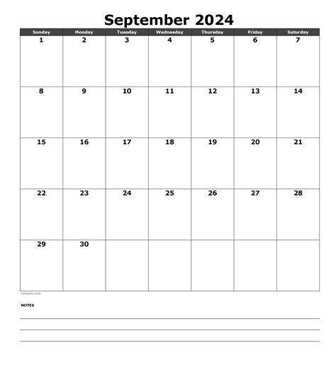 September 2025 Calendar Free Printable PDF XLS And PNG