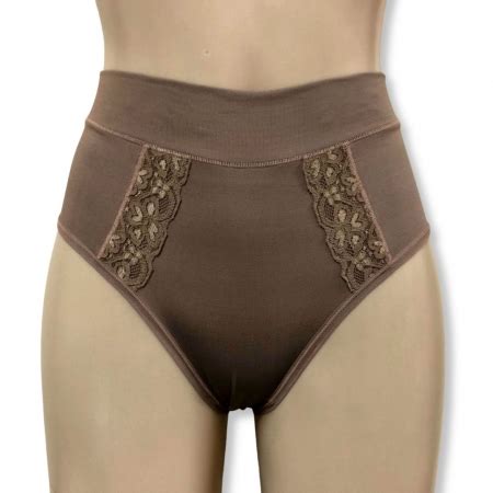 Calcinha Cintura Alta Lisa Cós Reforçado Jolie Rose Galé Lingerie Calcinhas sutiãs cuecas