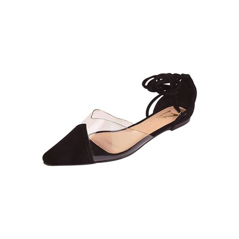 Sapatilha Mule Feminino Cristal Transparente Vinil De Amarrar Preto Nude Branco Dourado Shopee