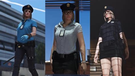 Police Girl [skin Control] Gta5