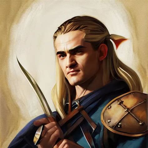 Greg Manchess Portrait Painting Of Legolas As Stable Diffusion OpenArt