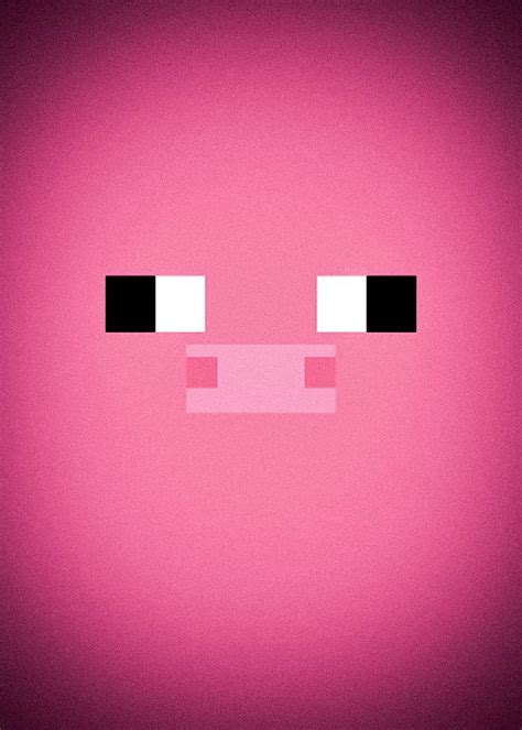 Minecraft pig Digital Art by Abdulrahman Yasser - Fine Art America