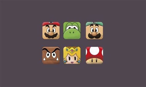 Super Mario Bros Icons” Mario Bros Bros Mario