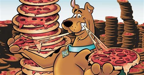 Scooby Doo And Pizza Too This Must Be What Heaven Is Like Scooby