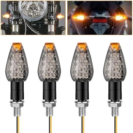 Amazon Pcs Led Motorcycle Turn Signals V Motorcycle Indicator