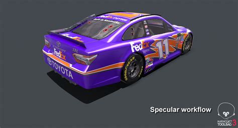 Joe Gibbs Racing Denny Hamlin Nascar Temporada 2017 Modelo 3d 79