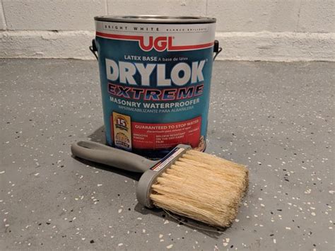 How To Waterproof Your Garage Walls With Drylok With Photos Garage