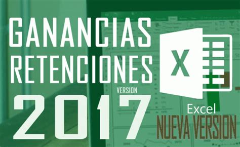 Planilla Excel Cálculo Retenciones Ganancias 2017 Nueva VersiÓn