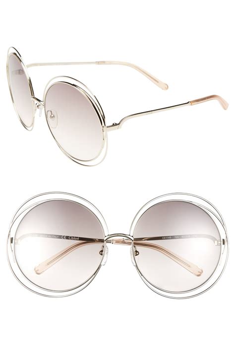 Chloé 62mm Oversize Sunglasses Nordstrom