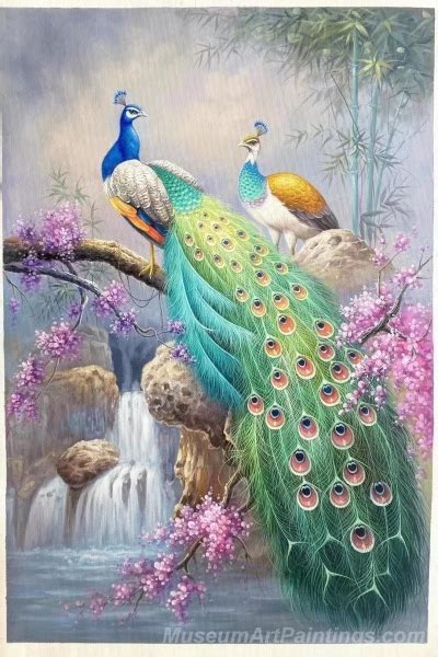 Peacock,Famous Peacock Paintings for Sale - MuseumArtPaintings.com