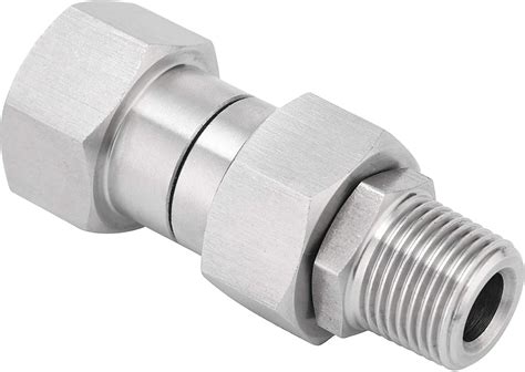 Kink Free Pressure Washer Swivel Joint M22 14mm Fitting Stainless St