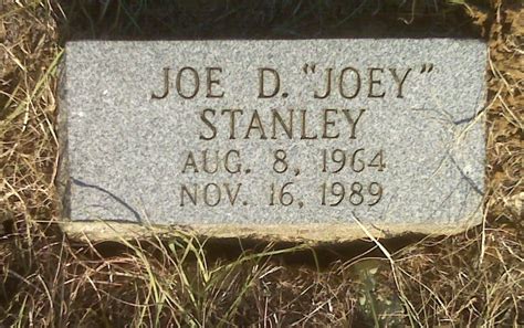 Joe Dean Joey Stanley 1964 1989 Mémorial Find a Grave