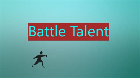 Battle Talent Vr Youtube