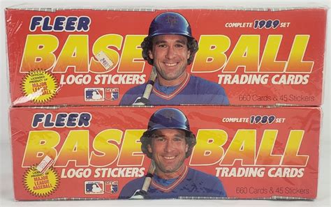 Lot Detail 1989 Fleer Baseball Complete Sealed Sets Lot Of 2