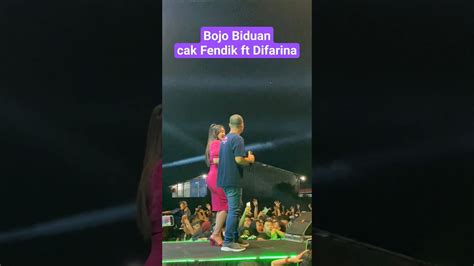 Bojo Biduan Cak Fendik Ft Difarina Indra Adella Weleri Kendal