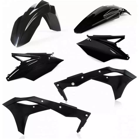 Kit Plastiques Acerbis Kawasaki KXF 250 2017 Noir Kit Plastique