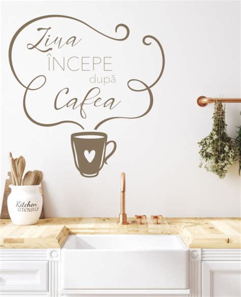 Ziua Incepe Dupa Cafea Sticker Decorativ