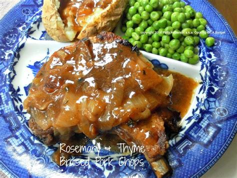 Rosemary And Thyme Braised Pork Chops