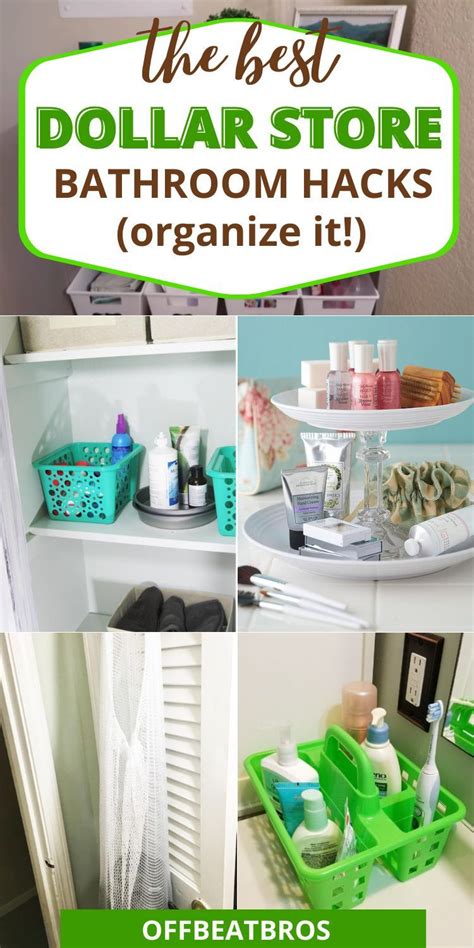 21 Dollar Store Bathroom Organization Ideas Dollar Store Bathroom