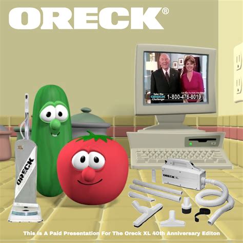 VeggieTales Countertop Crossover Scene: Oreck XL 40th Anniversary