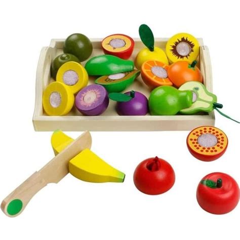 Jouets De Fruits Et L Gumes Ustensiles De Cuisine En Bois Jouets En