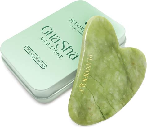 Gua Sha Jade Stone Tool For Face By Plantifique Anti Aging Massage