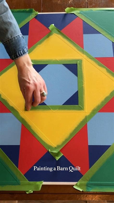 Painting A Barn Quilt Tips How To Paint A Barn Quilt Square Painted