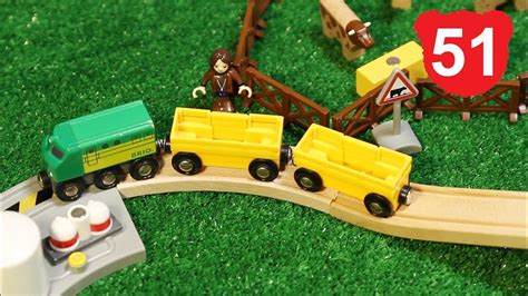 Эпизод 51 : Ферма и коровы Брио. Деревянные игрушки Brio Train ...