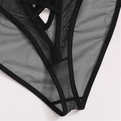 Intimates Sleepwear Criss Cross Sheer Mesh Underwire Lingerie Set Poshmark