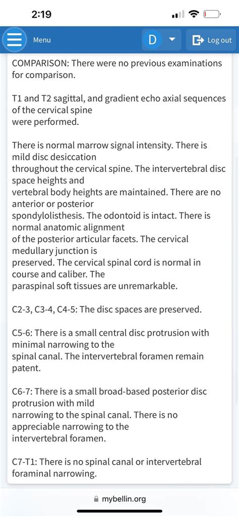 MRI results / Back Pain : r/backpain