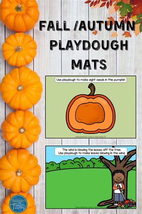 There Are 12 Fall Autumn Themed Playdough Play Doh Play Dough Play